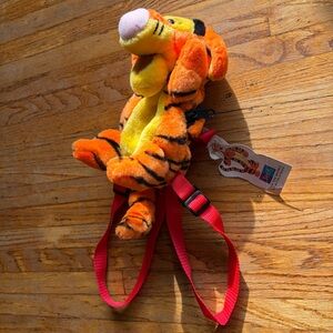 Vintage Disney Tigger Plush mini Backpack - Orange and Black